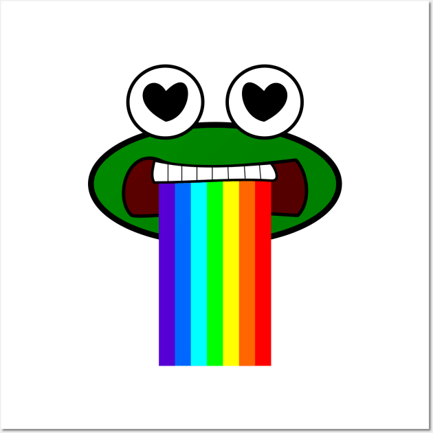 Lovesick Frog Wall Art by Shrenk